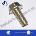 CE Zinc Plated Flange Bolt (DIN6921)